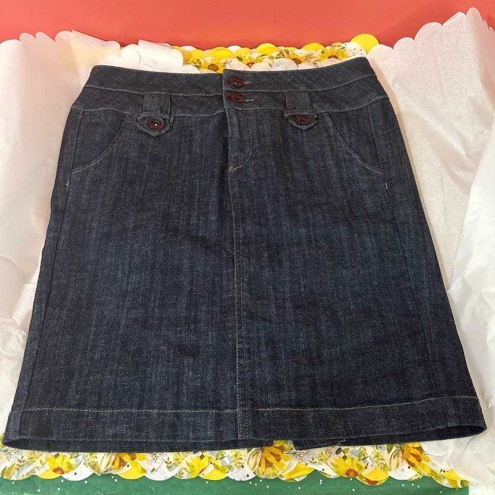 Boom boom jean skirt
